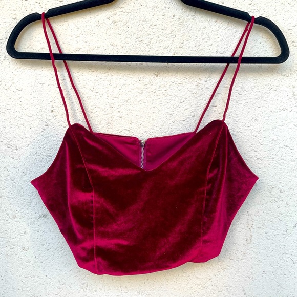 SHEIN Tops - Brand new Sexy SHEIN velvet crop from New York